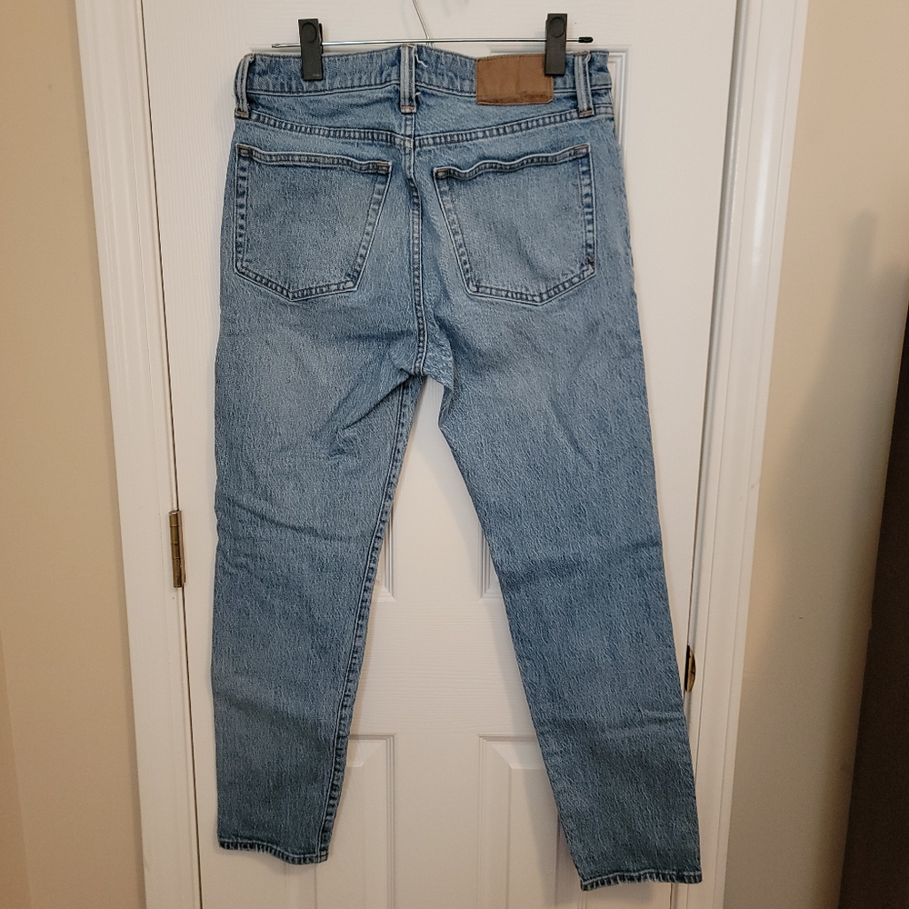 Madewell Relaxed Taper Medium Light Wash Denim Jeans W29 L30 - Picture 3 of 6